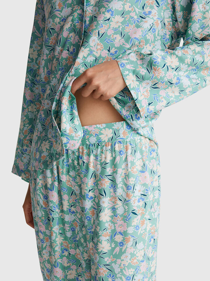 PYJAMA(JACKET+TROUSE Women image number 4